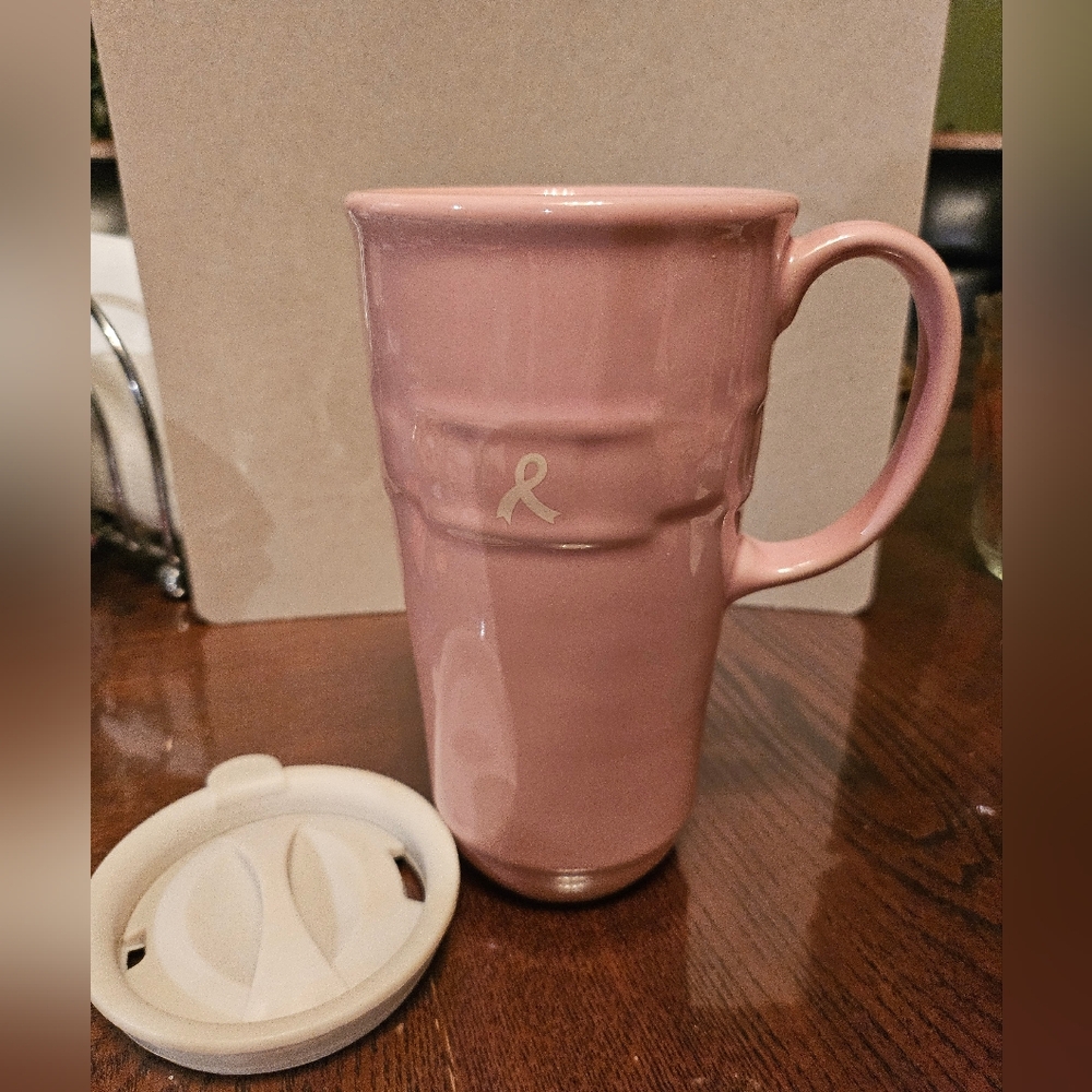 Pink coffee/tea mug